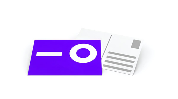 Deux cartes type enveloppe