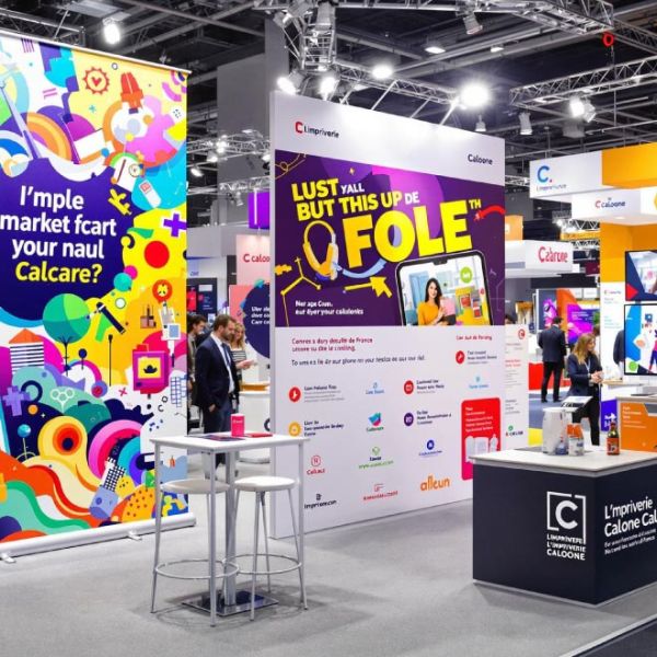 Stand foire commercial impression caloone